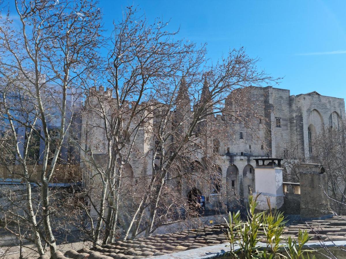 Apartamento Un Nid Sur Les Toits Face Au Palais Des Papes Aviñón Exterior foto