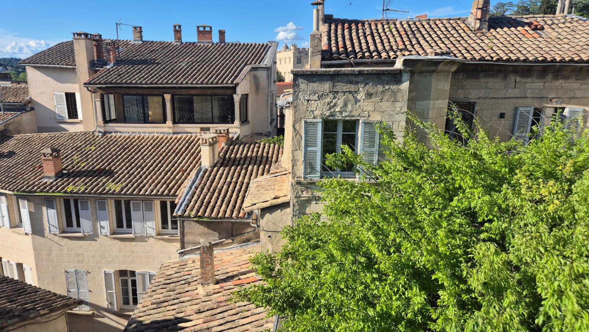 Apartamento Un Nid Sur Les Toits Face Au Palais Des Papes Aviñón Exterior foto